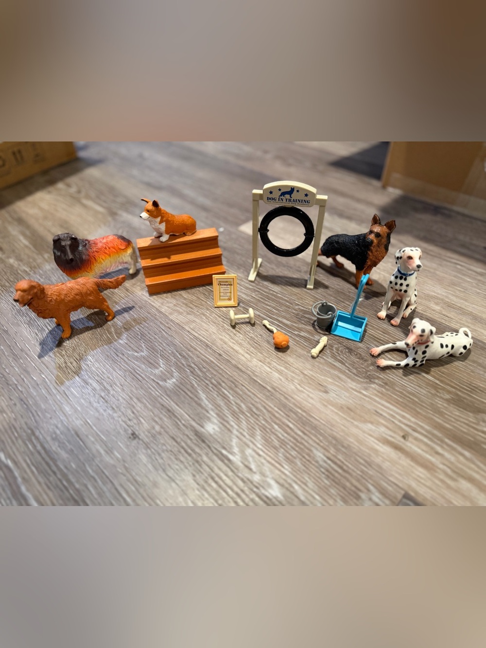 Small Pets Dog Training Playset - Orange, Cream, Black